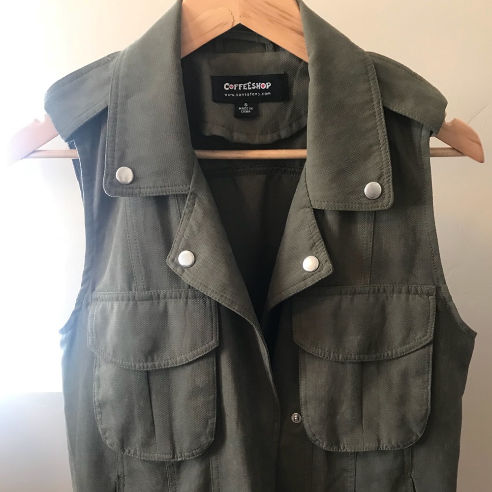 Green Suede Vest